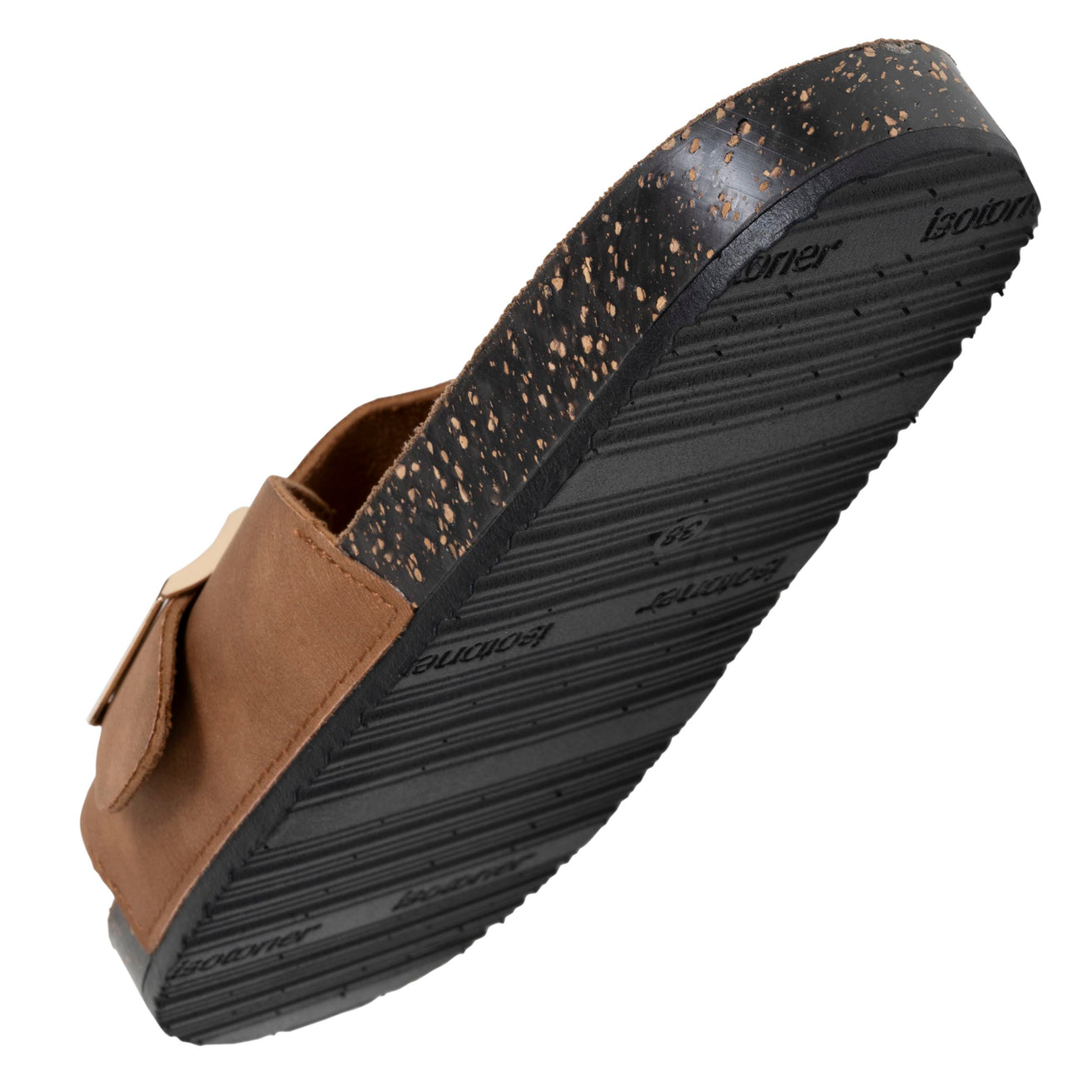 Mules Sandales Femme simple bride Camel
