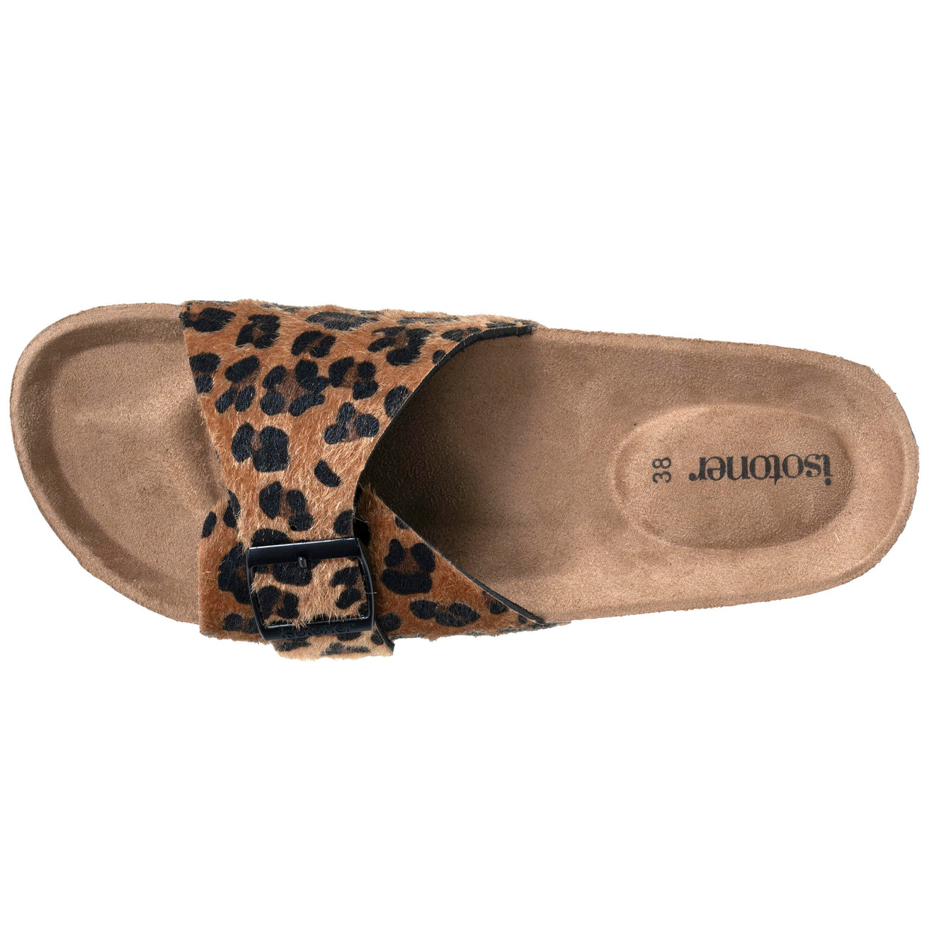 Mules Sandales Femme simple bride Léopard