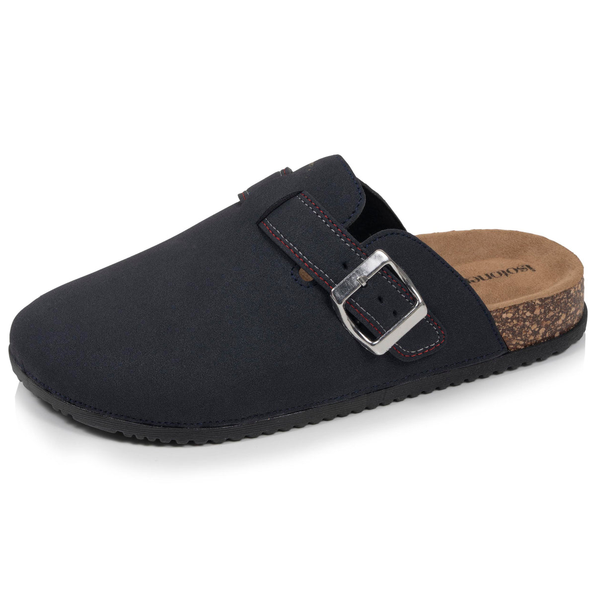 Mules Sabots Enfant confort Marine sûrpiqures
