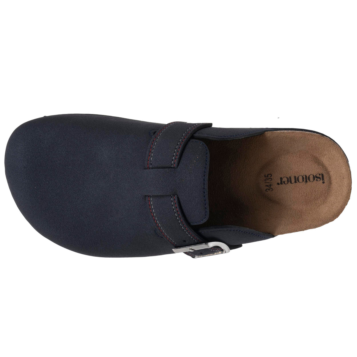 Mules Sabots Enfant confort Marine sûrpiqures