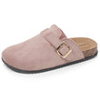 Mules Sabots Enfant confort Rose Paillettes