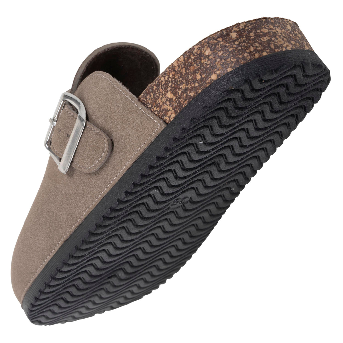 Mules Sabots Femme Taupe