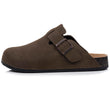 Mules Sabots Homme Olive