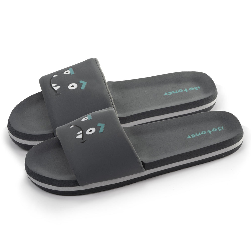 Mules claquettes Enfant Grise - Isotoner