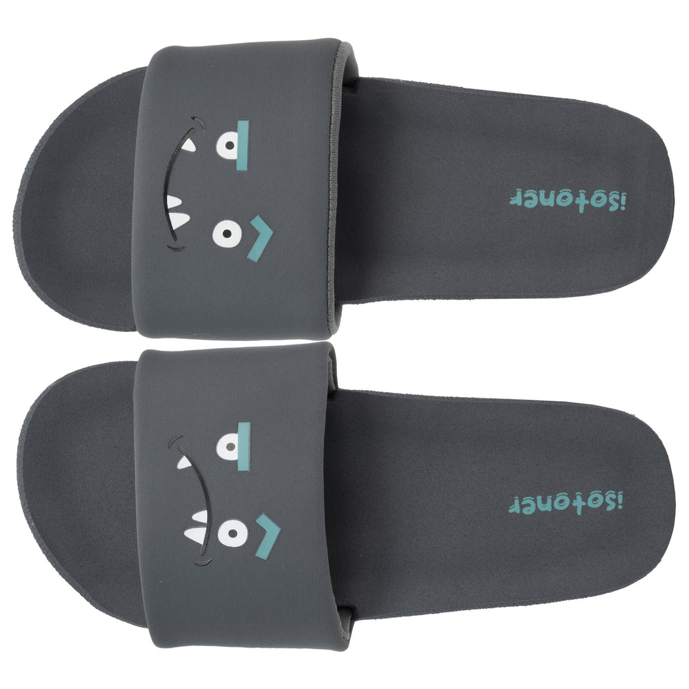 Mules claquettes Enfant Grise - Isotoner