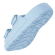 Mules claquettes Femme ajustable Bleu clair