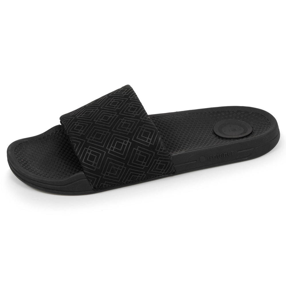 Mules claquettes Homme EVERYWEAR™ Noir logo - Isotoner
