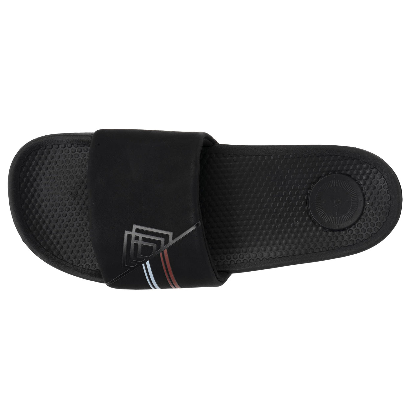 Mules claquettes Homme Noir logo confort