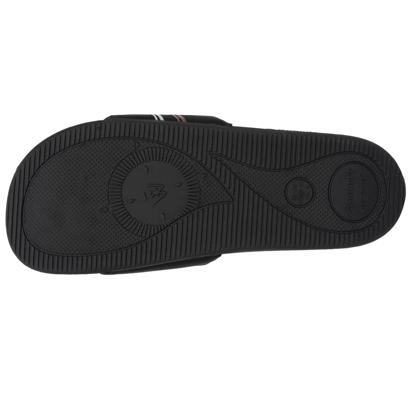 Mules claquettes Homme Noir logo confort