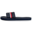 Mules claquettes Homme moulées Bleu/Rouge