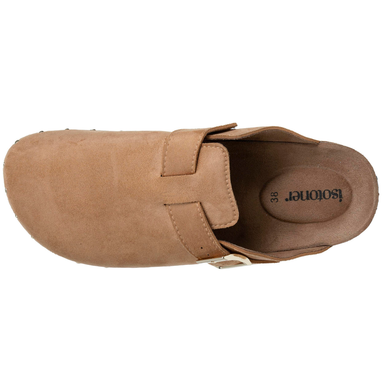 Sabots Femme Camel clous