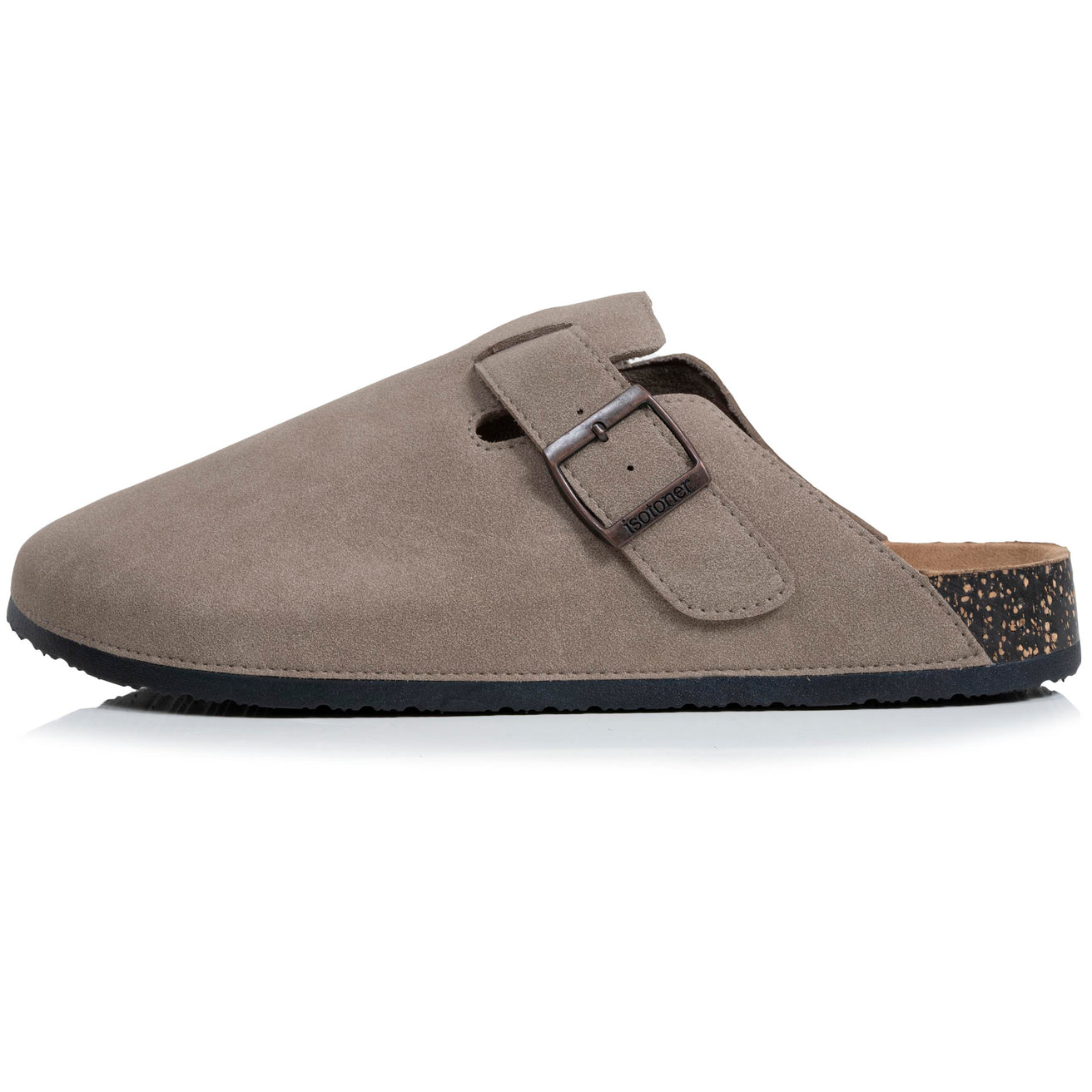 Mules sabots Homme Taupe