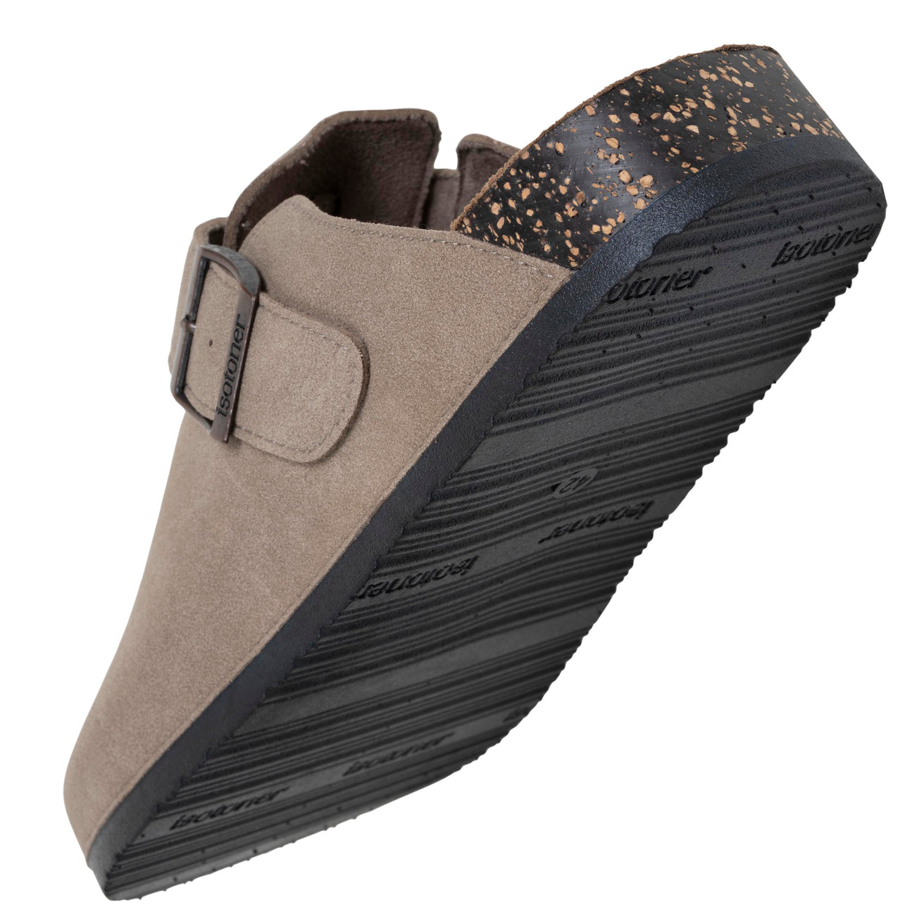 Mules sabots Homme Taupe
