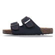 Mules sandales Enfant double bride Marine