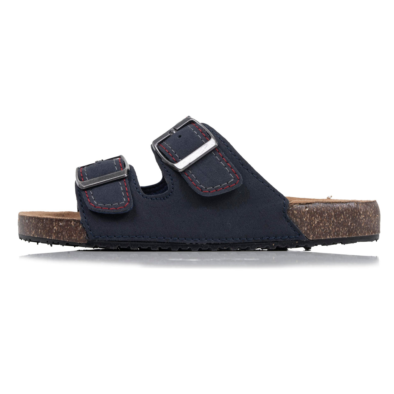 Mules sandales Enfant double bride Marine