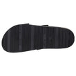 Mules sandales Homme double bride scratch Noir