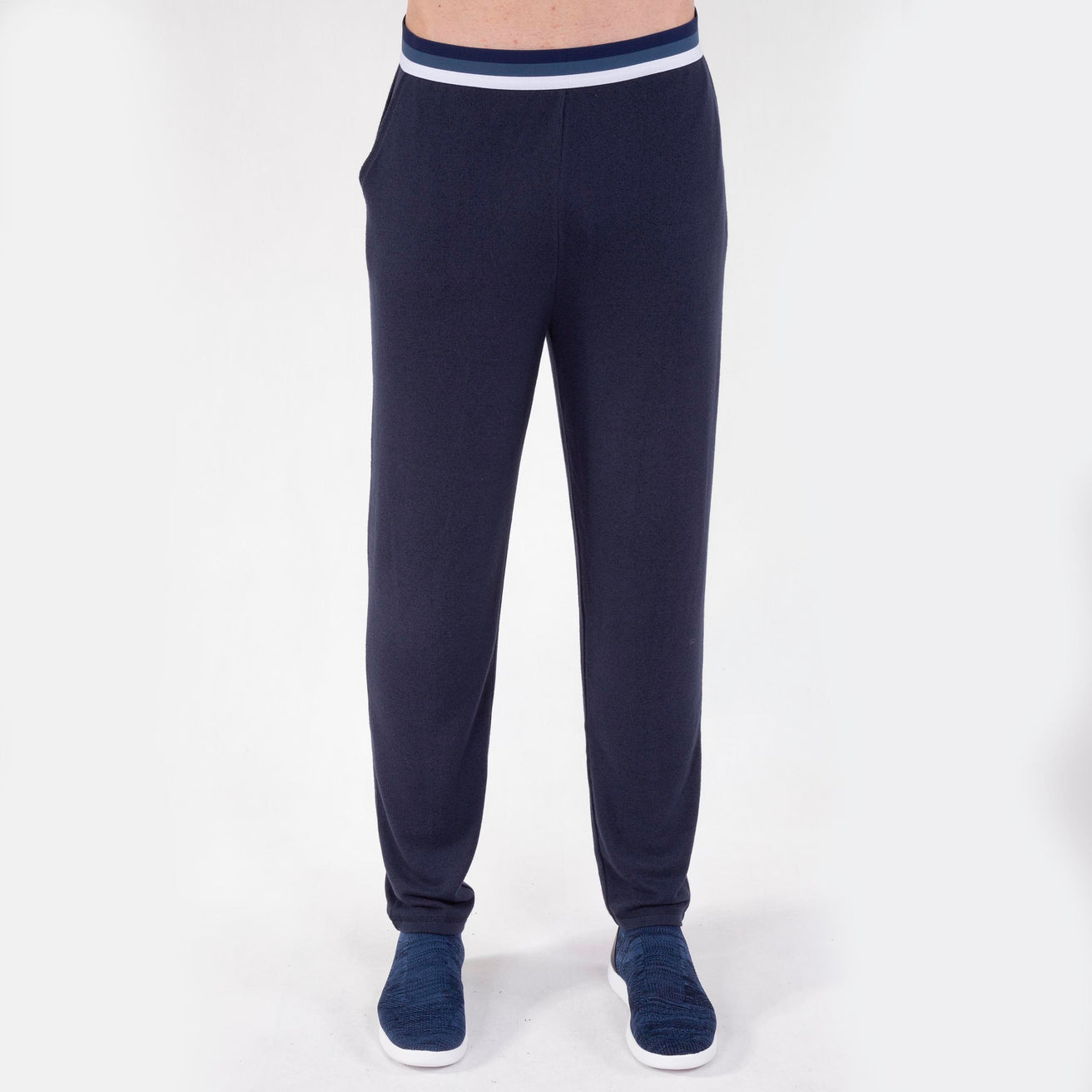 Pantalon élastique Homme Marine