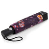 Parapluie auto Epis de Blé fleurs aubergine - Isotoner