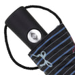 Parapluie Auto Rayure Nœud Bleu