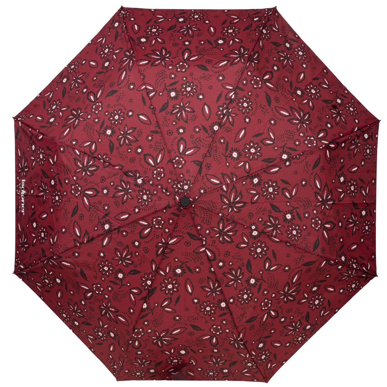 Parapluie Canne Auto Bandana Bordeaux