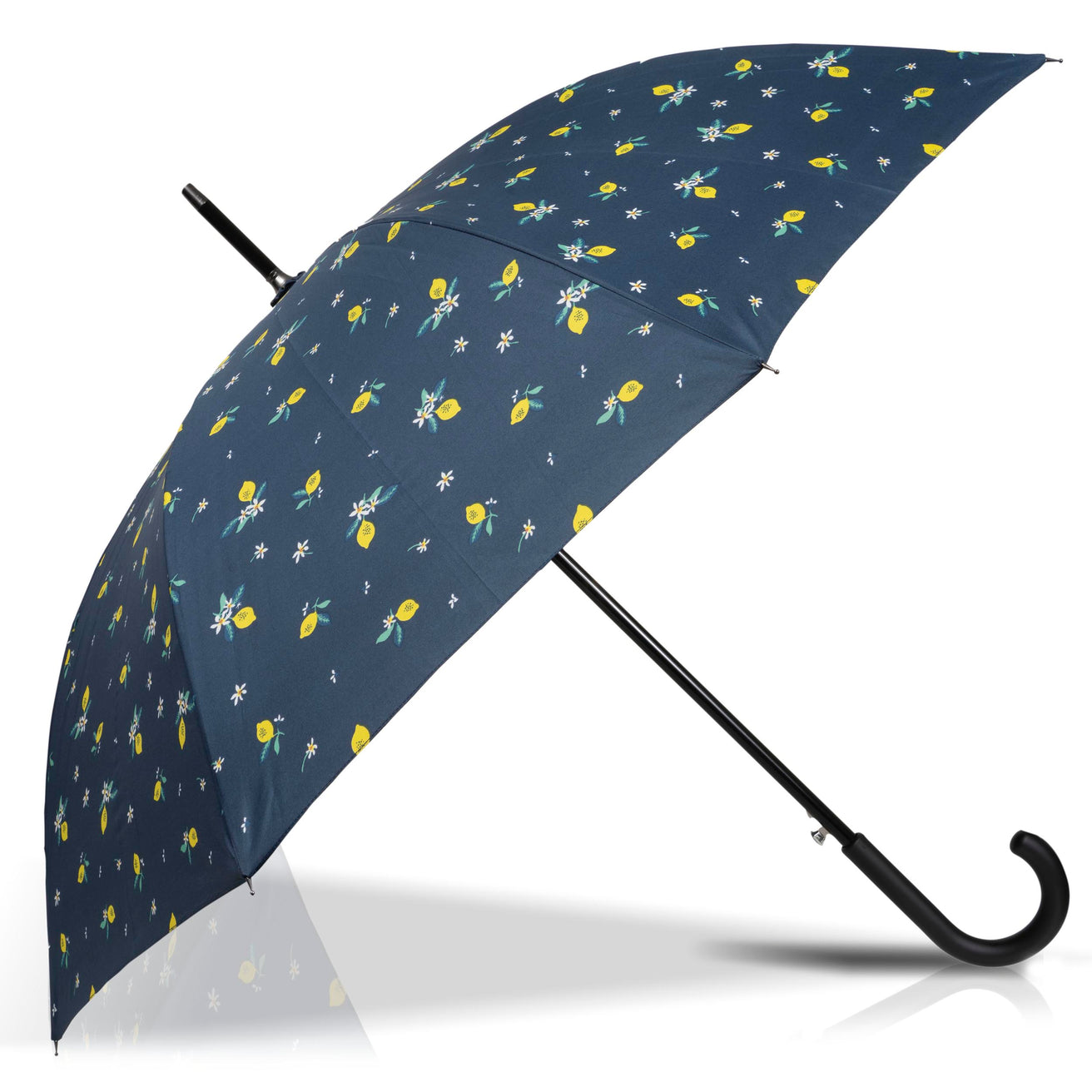 Parapluie Canne Auto Citron Jaune