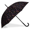 Parapluie Canne Auto Rayure Blush epis de blé - Isotoner
