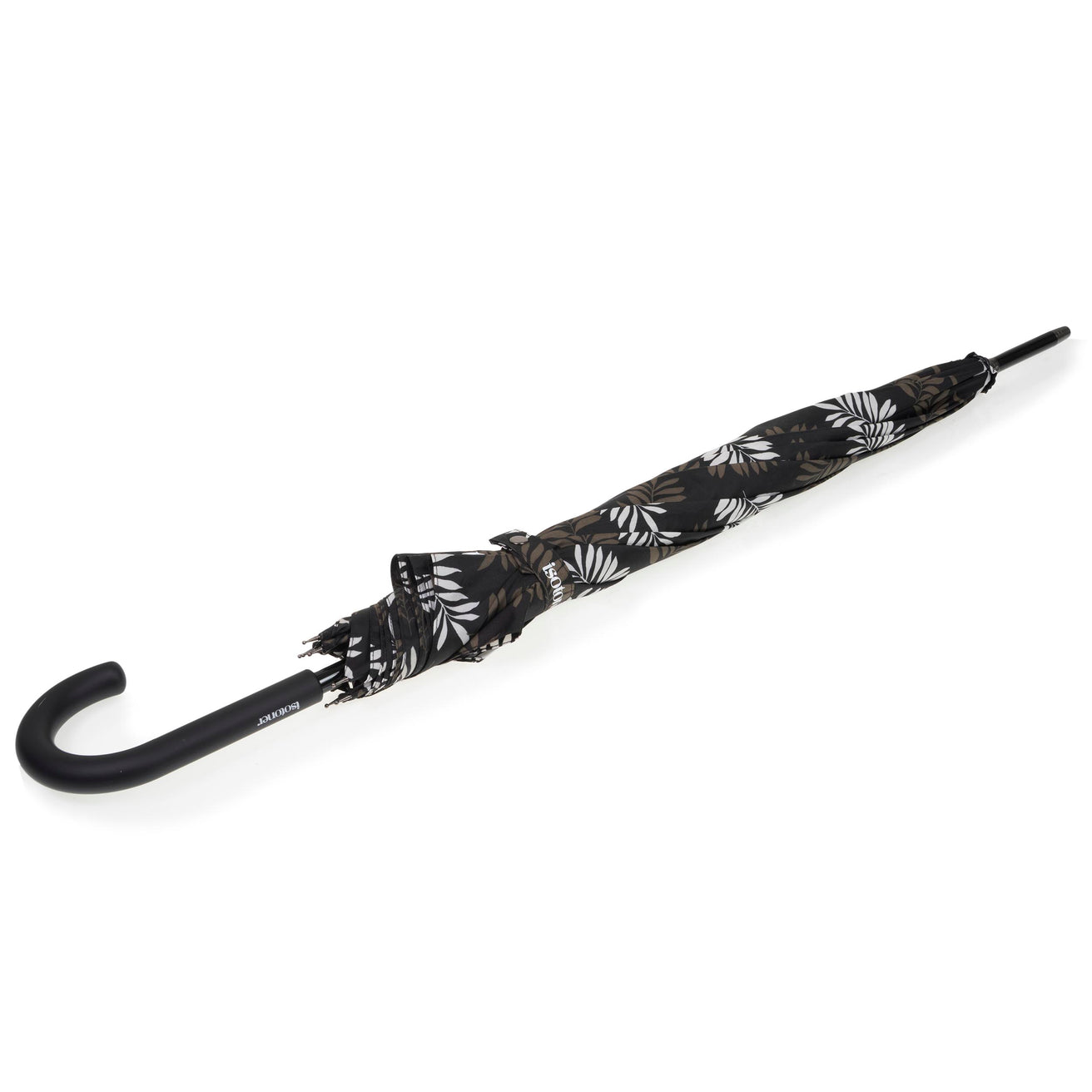 Parapluie Canne Auto Feuille Kaki