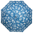 Parapluie Canne Auto Fleur Coquillage Bleu