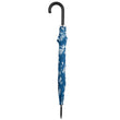 Parapluie Canne Auto Fleur Coquillage Bleu
