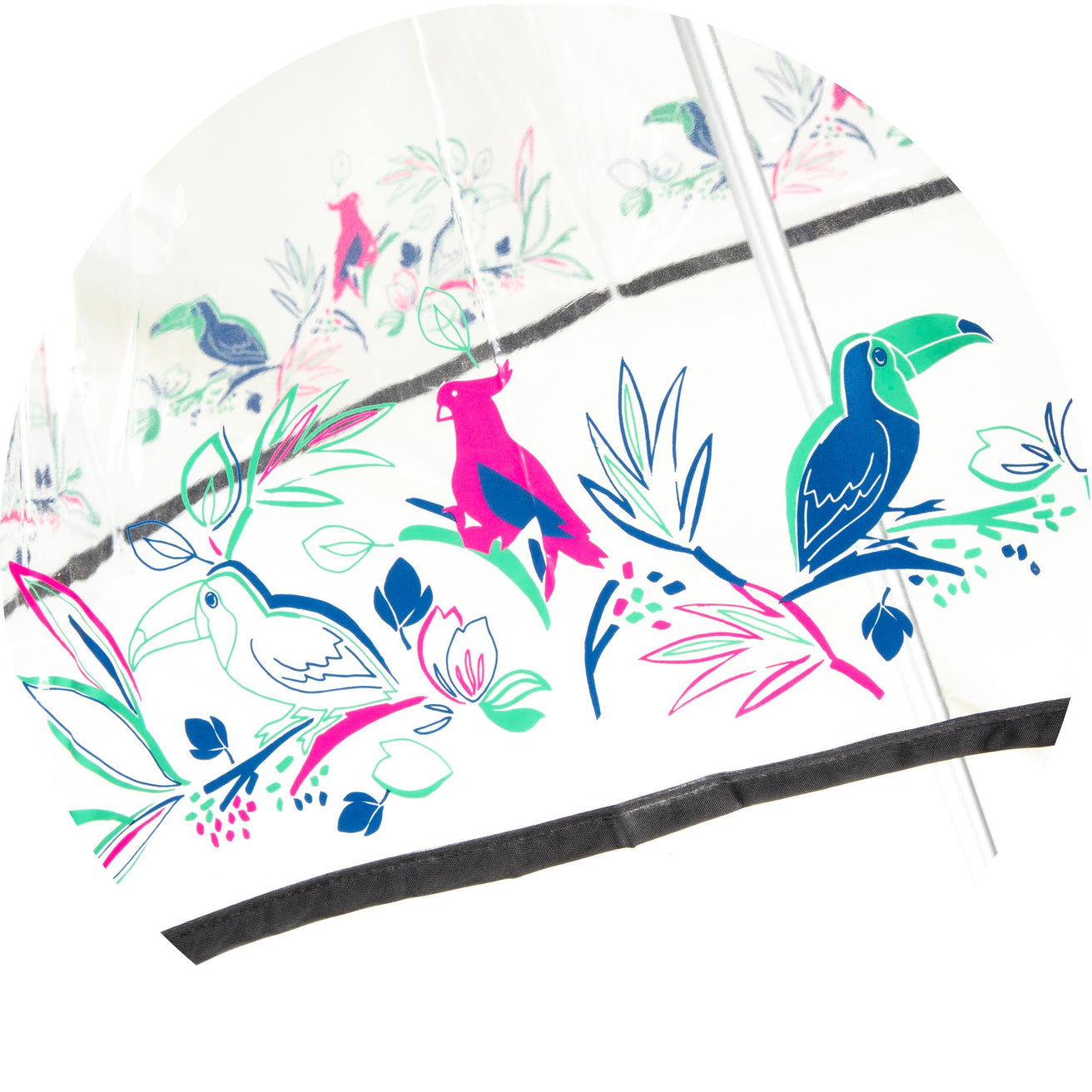 Parapluie transparent PVC/Toucan