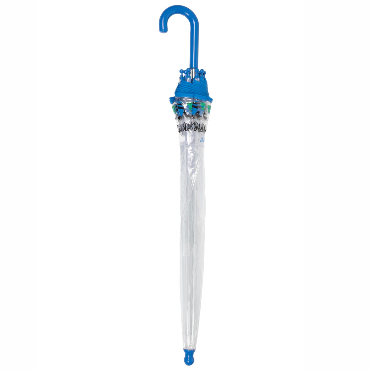 Parapluie Enfant transparent PVC/Monstre bleu