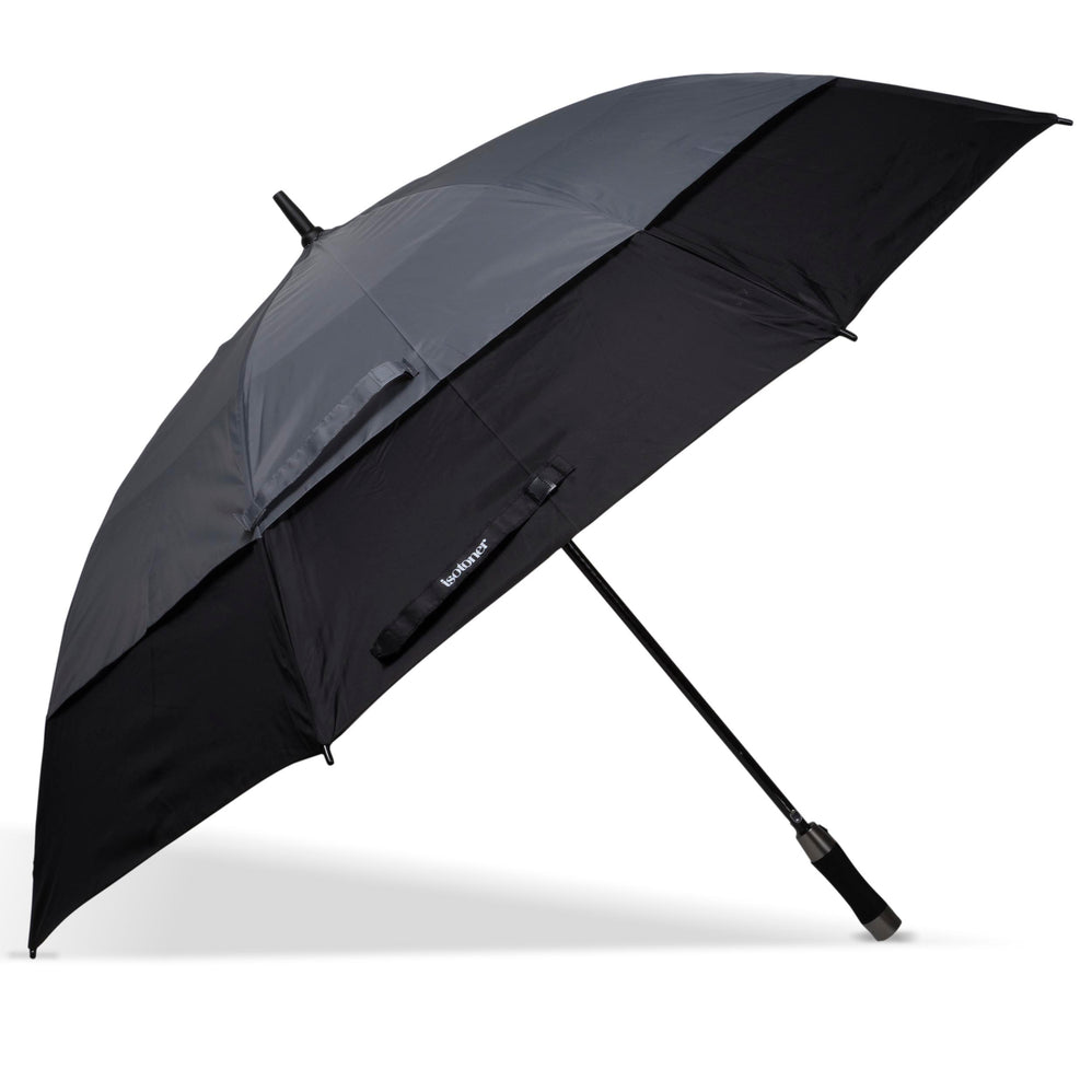 Parapluie Golf XL Noir/Gris - Isotoner