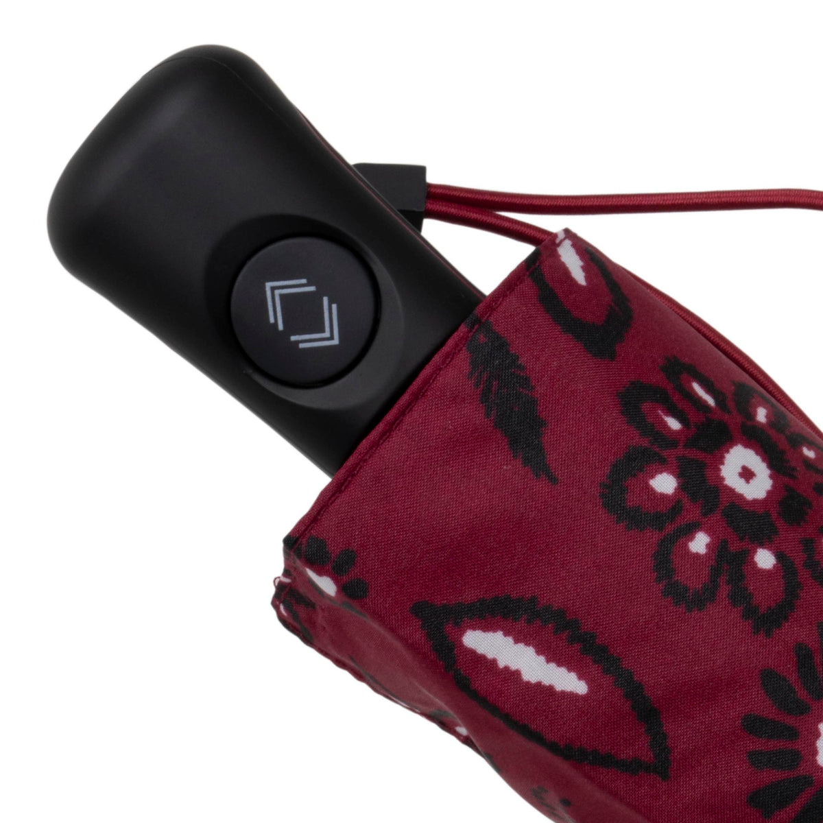 Parapluie Mini Auto Bandana Bordeaux