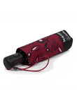 Parapluie Mini Auto Bandana Bordeaux