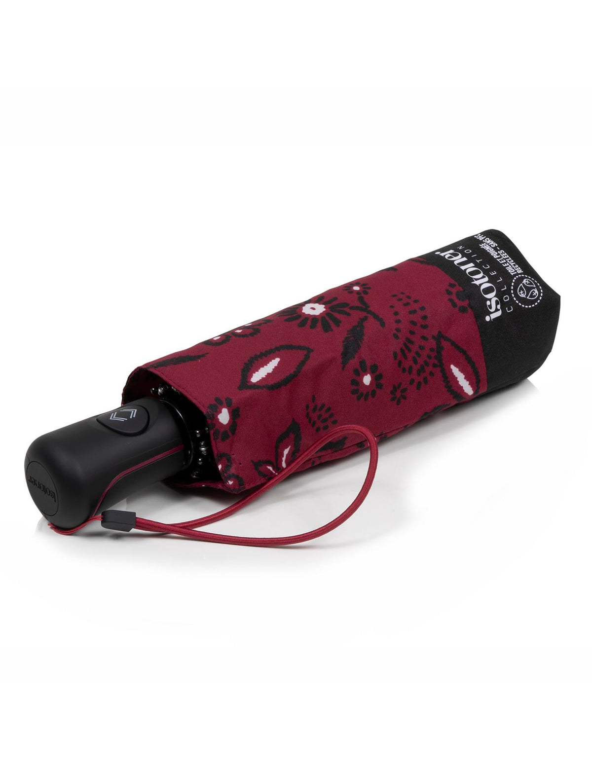Parapluie Mini Auto Bandana Bordeaux
