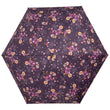 Parapluie Mini Auto Fleurs Aubergine