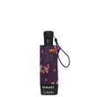 Parapluie Mini Auto Fleurs Aubergine