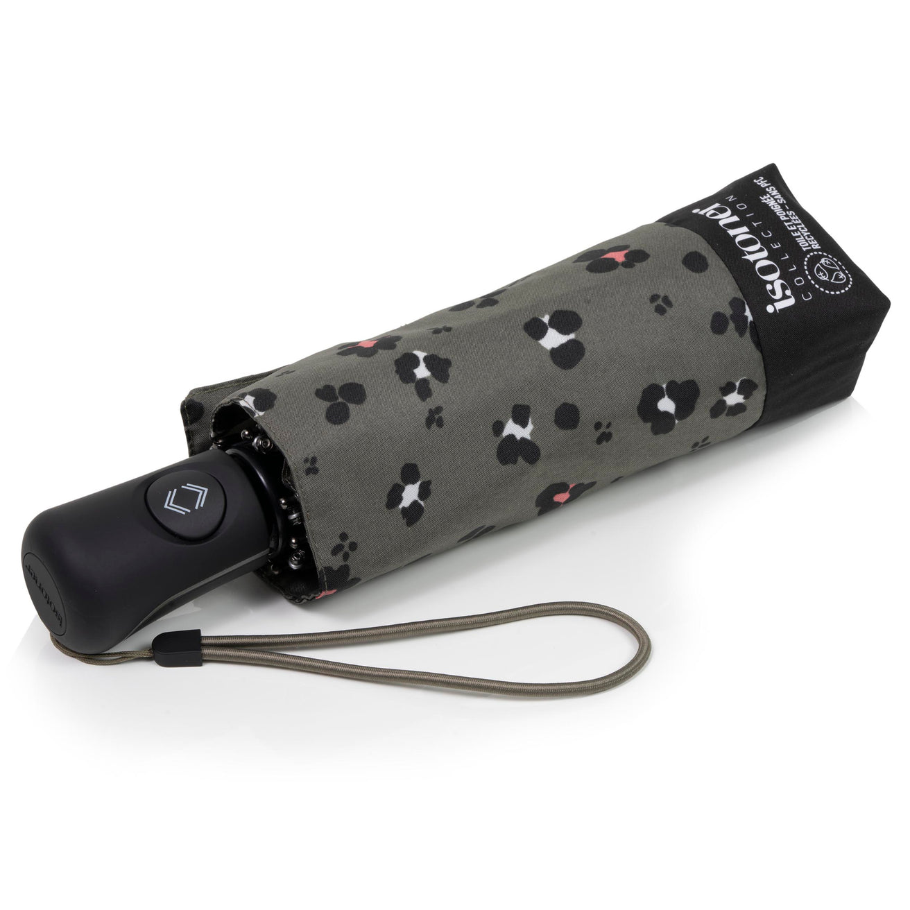 Parapluie Mini Auto Leopard Kaki