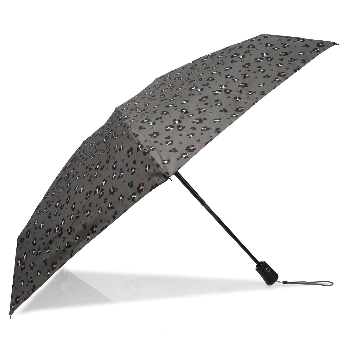 Parapluie Mini Auto Leopard Kaki