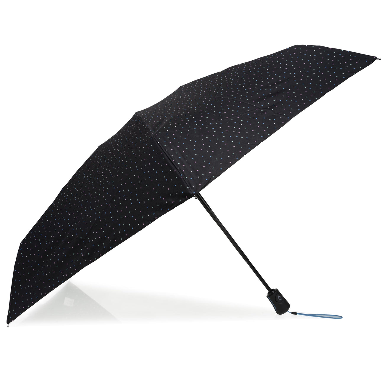 Parapluie Mini Auto Mini Pois Noir