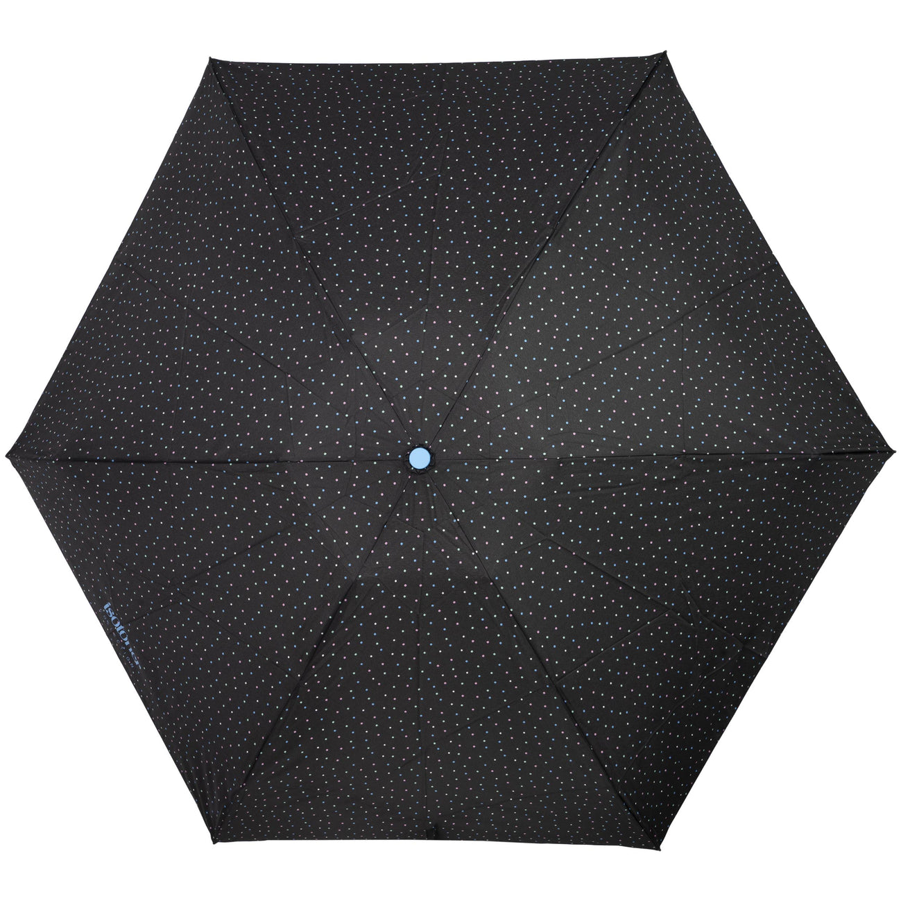 Parapluie Mini Auto Mini Pois Noir