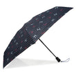 Parapluie Mini Auto Rayure Nœud Bleu