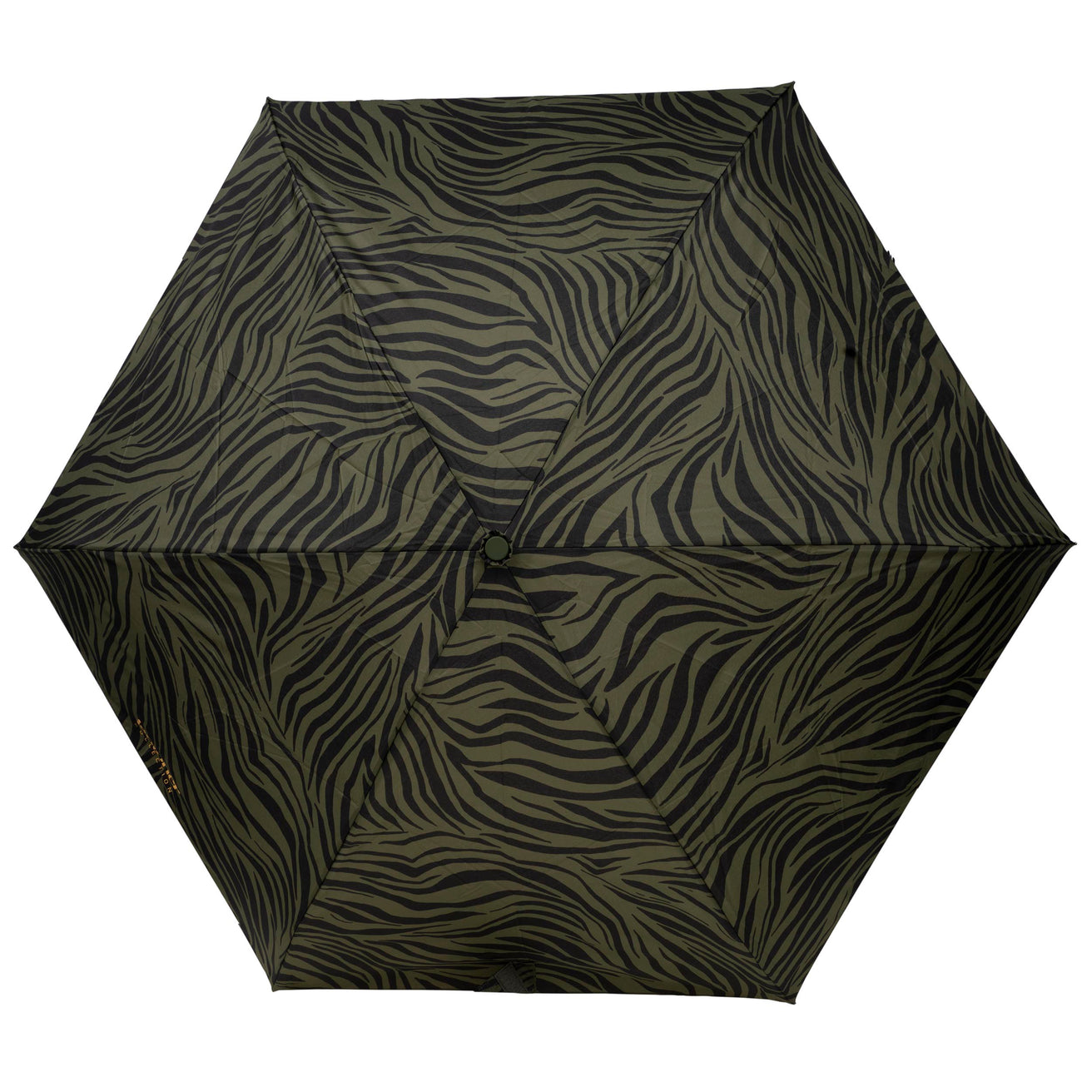 Parapluie Mini Auto Zèbre Kaki
