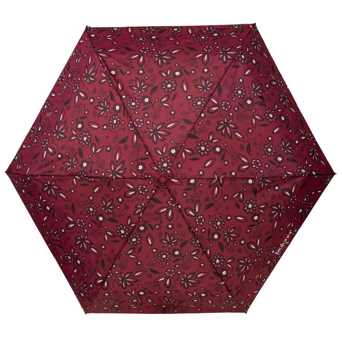 Parapluie Mini Slim Bandana Bordeaux