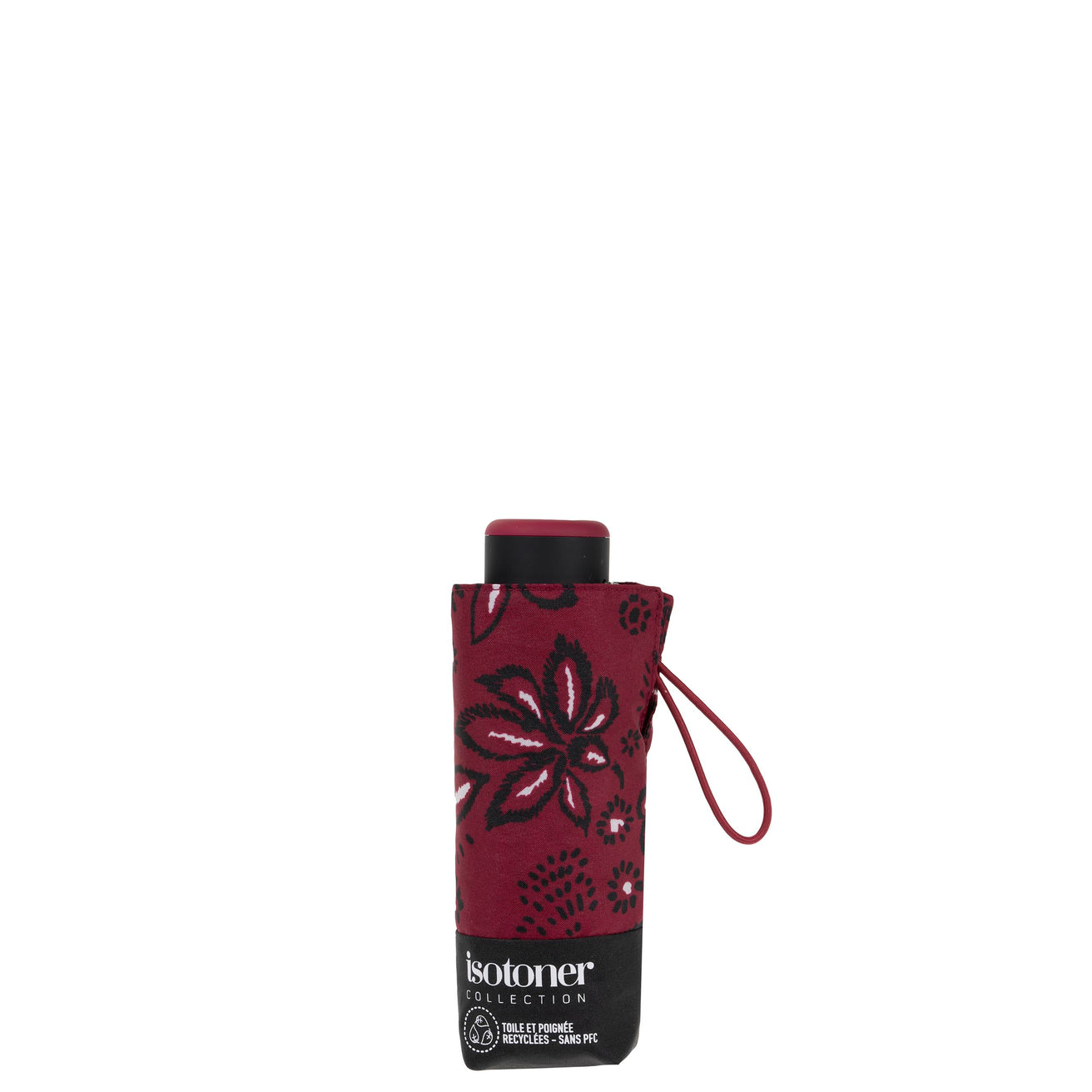 Parapluie Mini Slim Bandana Bordeaux