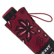 Parapluie Mini Slim Bandana Bordeaux