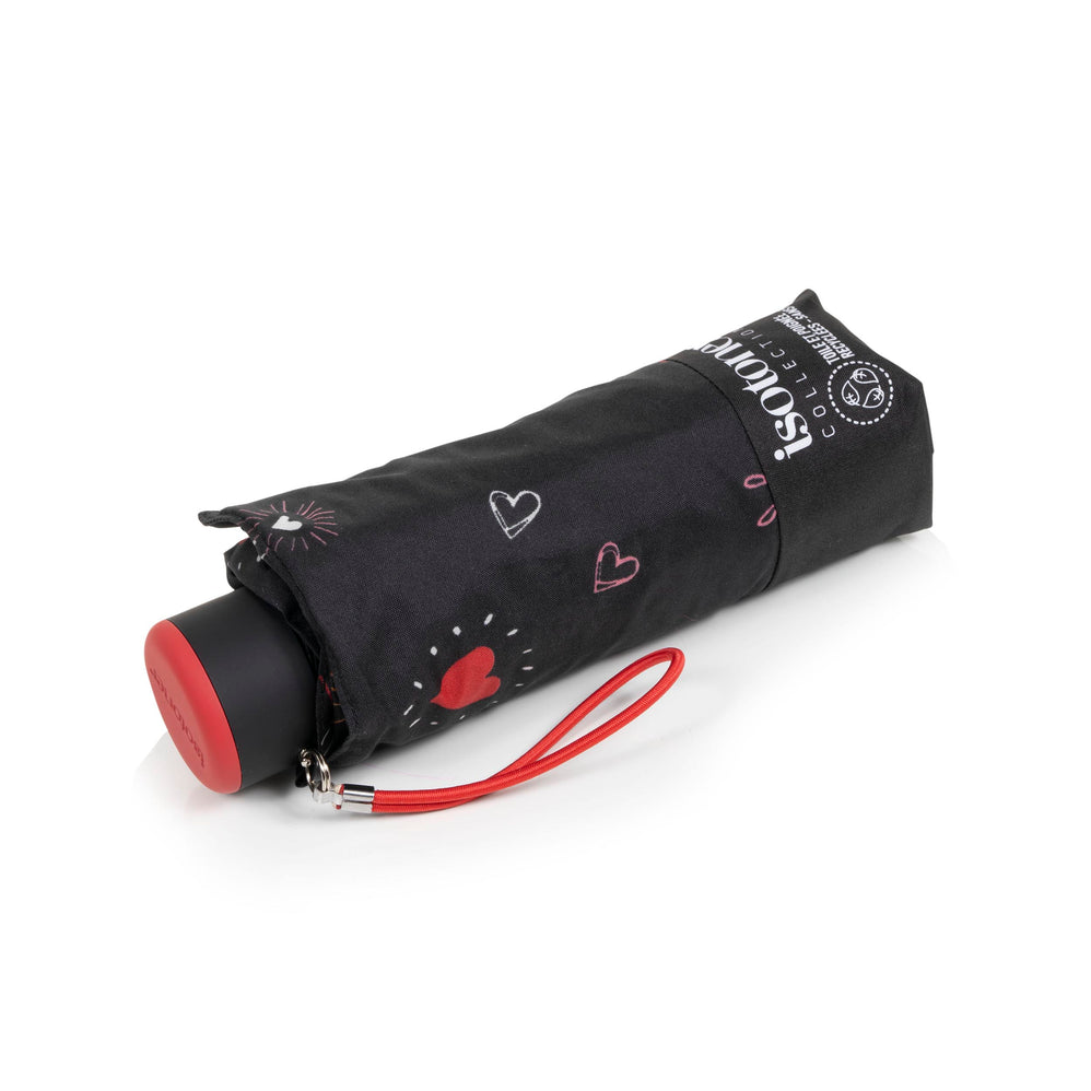 Parapluie Mini Slim Cœur Rouge - Isotoner