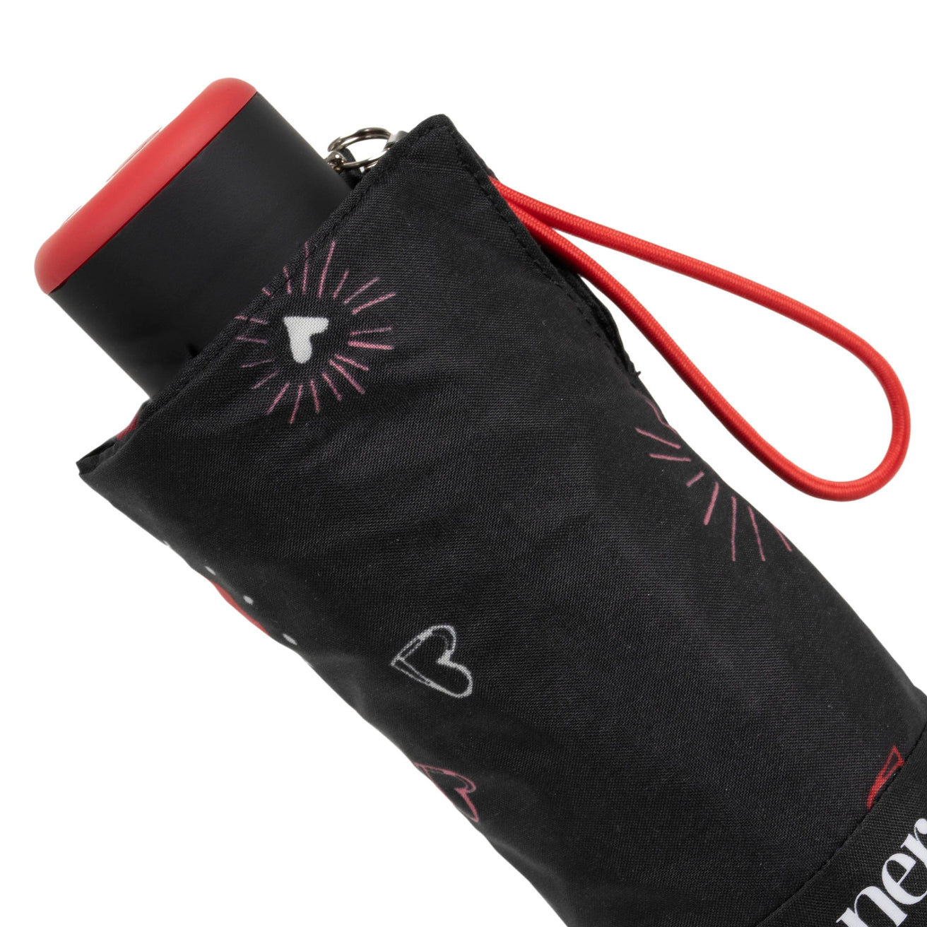 Parapluie Mini Slim Cœur Rouge