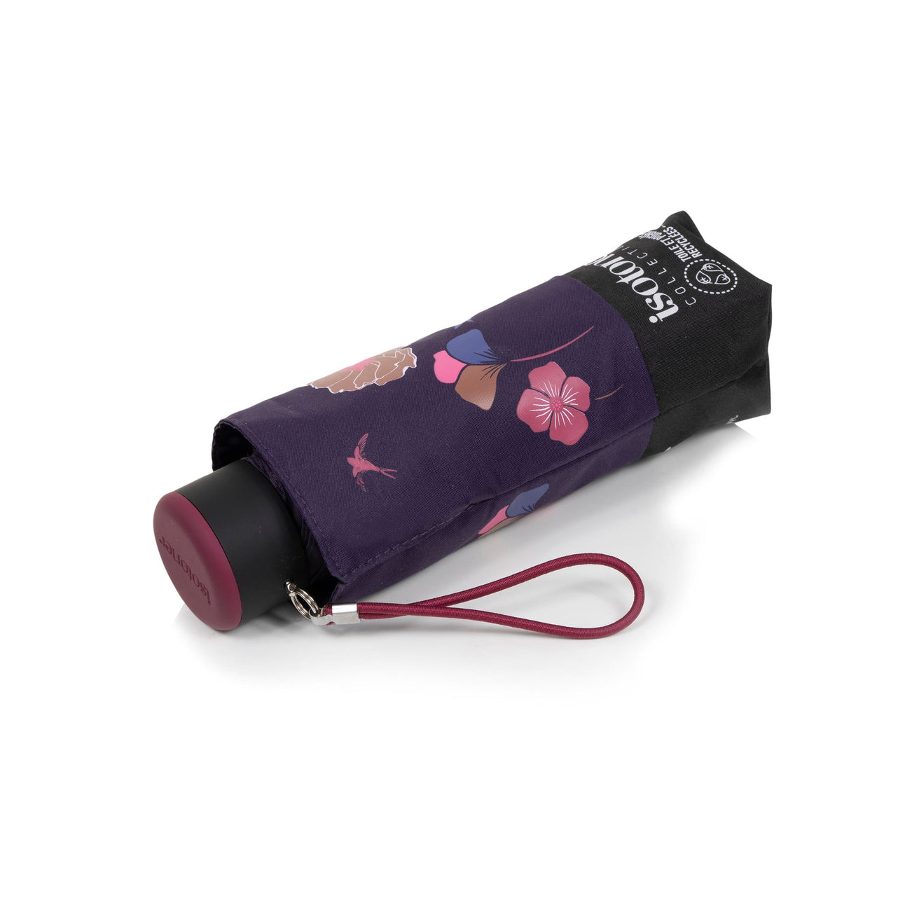 Parapluie Mini Slim Frise Bleue
