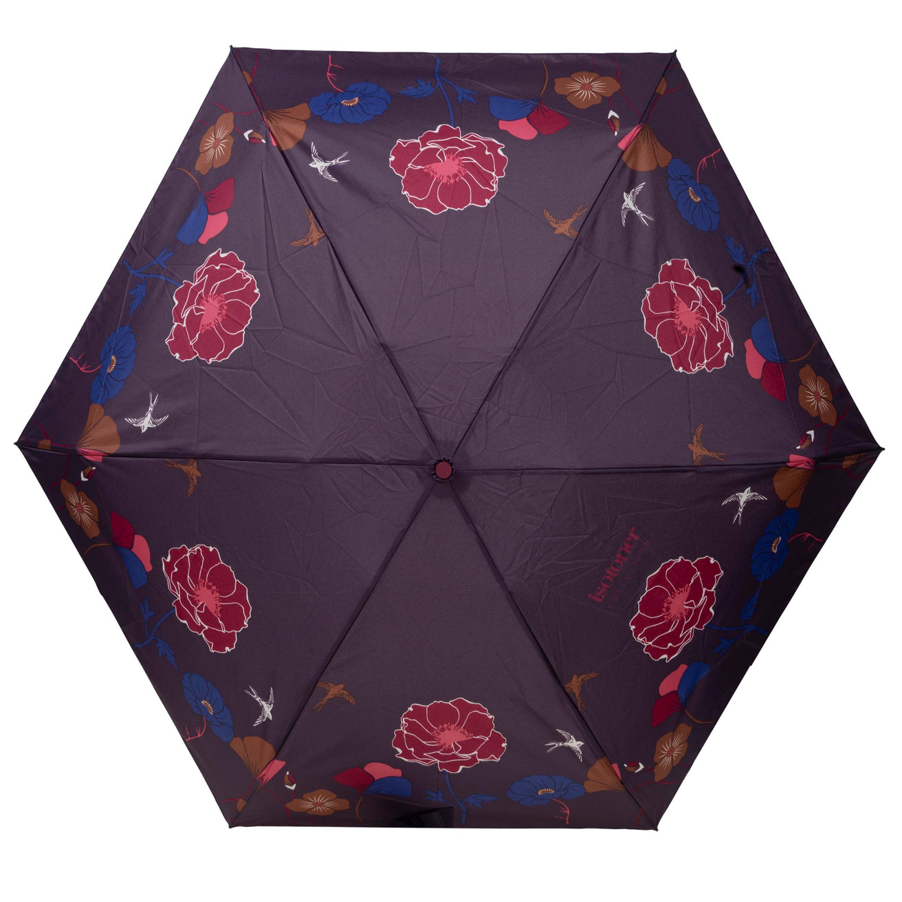 Parapluie Mini Slim Frise Bleue